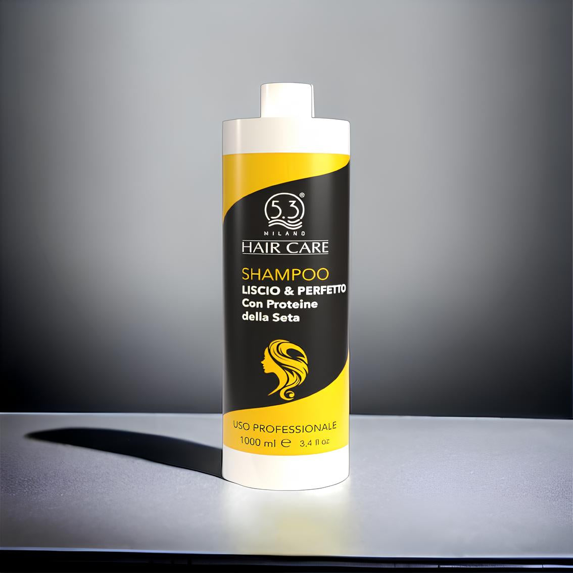 Smooth and perfect shampoo with silk proteins